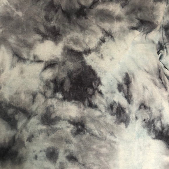 Language Los Angeles m tye died ruffled sleeve top - Picture 6 of 8